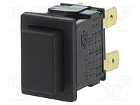 AE-H8351ABAAAT Switch: push-button; Positions:2; DPST-NO; 12A/250VAC; black; none