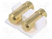 DS1137-01-02FW88R Connector: PCB to PCB; PIN:2; gold plated; SMT; female; on PCBs