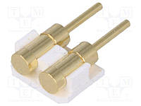 DS1137-01-02MW8R Connector: PCB to PCB; PIN:2; gold plated; SMT; male; on PCBs