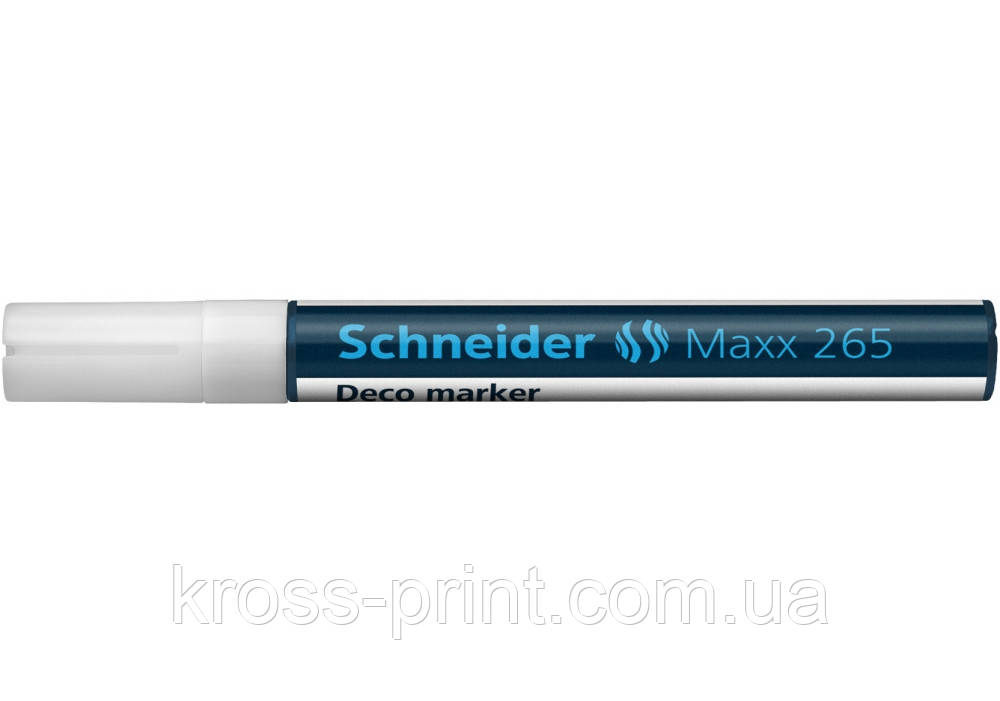 Маркер крейдяний SCHNEIDER MAXX 265 2-3 мм, білий