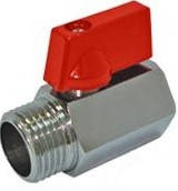 Кульовий кран під рушник сушитель "мініка"1/2 р. ш.