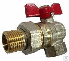 Кран кульовий з американкою кутовий С. М. 3/4