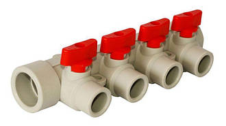 ASCO колектор ппр червоний 32х20х4 виходу