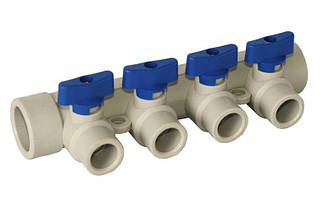 ASCO колектор ппр синій 32х20х4 виходу