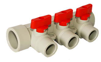 ASCO колектор ппр червоний 32х20х3 вих.