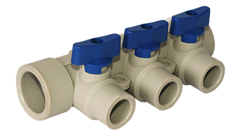 ASCO колектор ппр синій 32х20х3 вих.