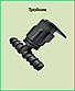 Трійник для багаторічної трубки + перехід "Lay Flat" 16х1/2 SL022(1/2 L), фото 2