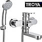 Змішувач для ванни короткий Troya GOF3-A095, фото 2