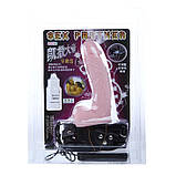 Страпон Vibrating Strap On, фото 9