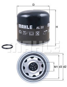 Фільтр осушувача Даф CF 65/75/85 EURO 3 (MAHLE) AL22