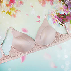 Бюстгальтер бра George тонкий поролон без кісточки 80D пудра (102-6546))