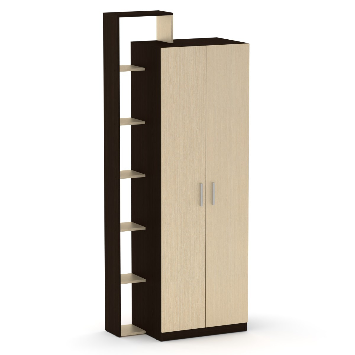 Шафа платтяна 9 венге комбі Компаніт (85х47х215 см)