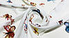 Тканина штапель білого кольору принт "Метелики", фото 4