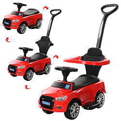 Толокар-каталка машинка дитяча червона BAMBI M 3503A-3