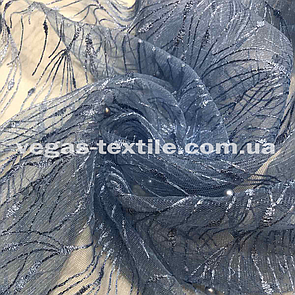 Сітка з перловим перловим блакитним