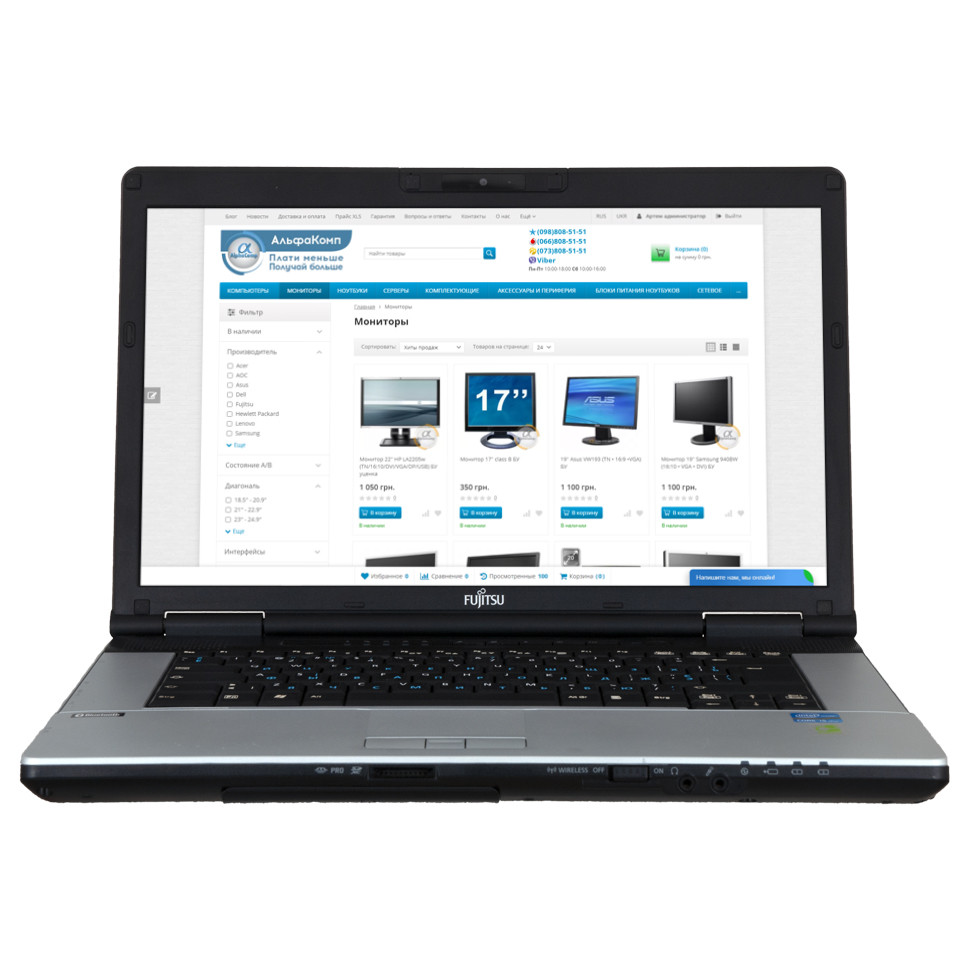Ноутбук Fujitsu LifeBook E751 (15.6"•i5 2520M•8Gb •ssd 240Gb) БУ