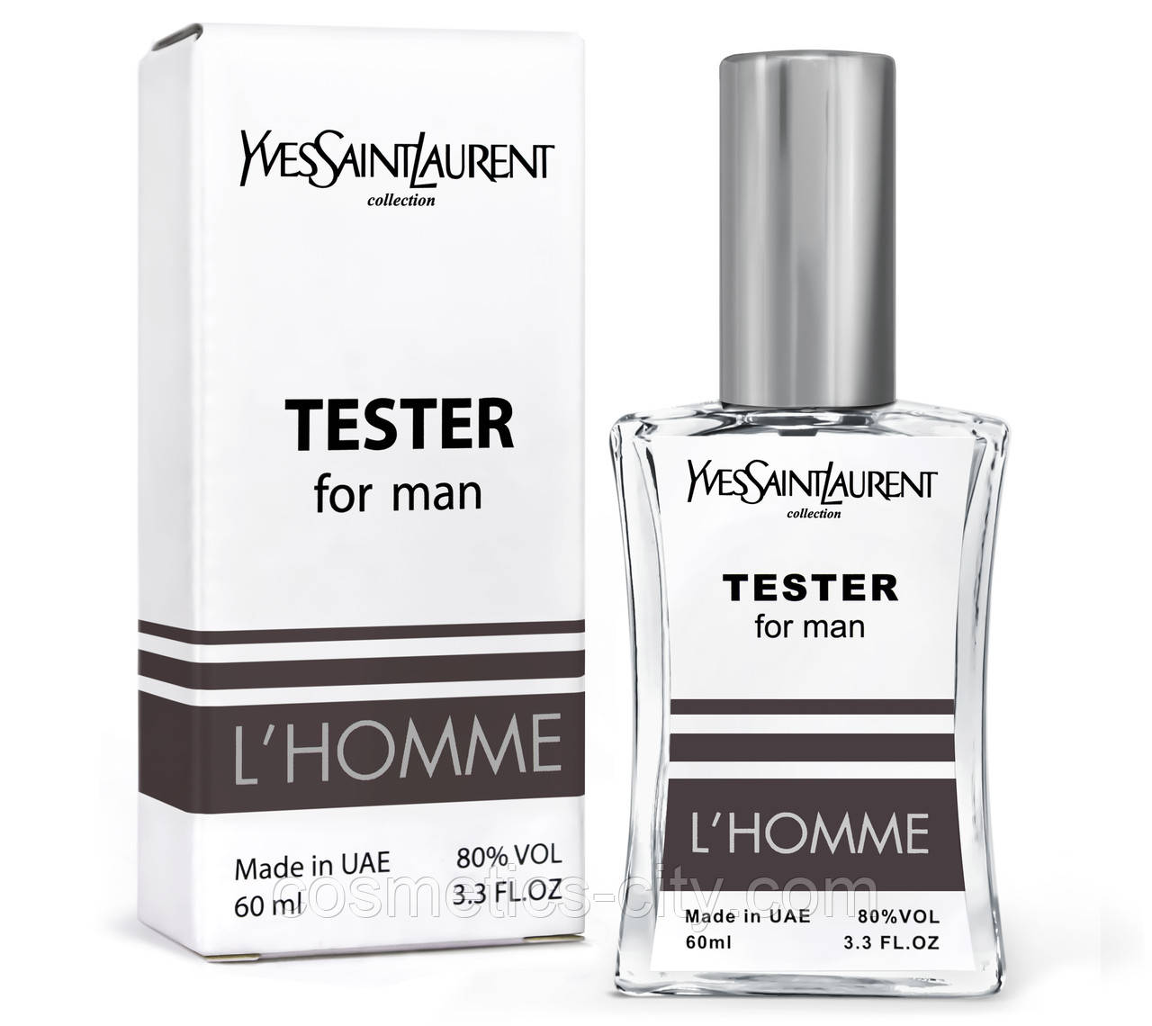 Тестер чоловічий Yves Saint Laurent l'homme, 60 мл NEW, фото 1