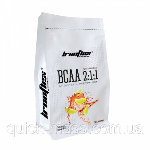 Амінокислоти БЦАА IronFlex BCAA 2:1:1 1000 g (200 порцій)
