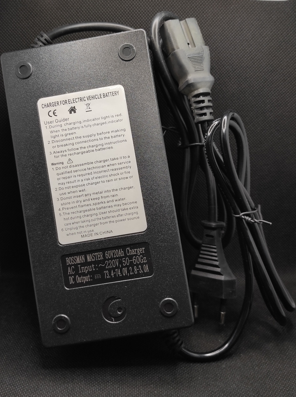 Зарядний пристрій Bossman 60V (5*12v) 2,6-2,75 А