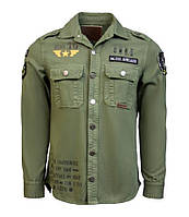 Оригинальная рубашка Top Gun Military Shirt TGR1801 (оливковая)