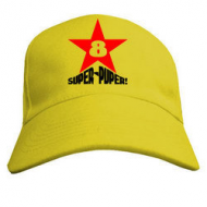 Літня молодіжна кепка унісекс нанесення Super-Puper Star