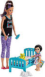 Лялька Барбі Скіппер няня добраніч Barbie Skipper Babysitters Inc Bedtime Playset GHV88, фото 3