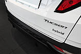 Захисна накладка на задній бампер для Hyundai Tucson NX4 2020+ /нерж.сталь/, фото 4