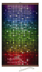 Інфрачервоний настінний плівковий нагрівач (картина) МОЗАЇКА, Тріо Україна