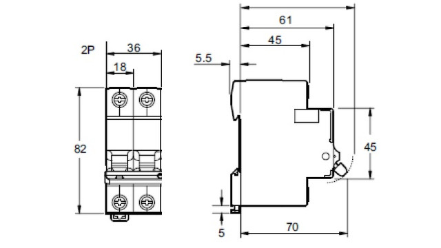 Купити Автомат 2П 32A C Schneider Electric Домовик 11216, ціна 386 грн ...