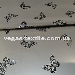 Плащова тканина світловідбивна рефлективна (мультиклор) Метелики