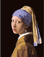 Картини за номерами 40х50 см Brushme Дівчина з перловою сережкою. Ян Вермеер (G 223)