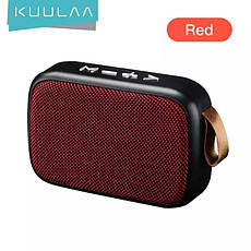 Бездротова Bluetooth-колонка Kuulaa з підтримкою FM-радіо, USB, microSD карт Black, фото 2