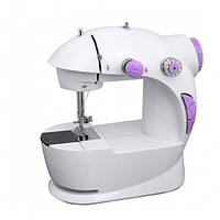 ОПТ Мини швейная машинка Mini Sewing Machine FHSM 201 4 в 1 с педалью