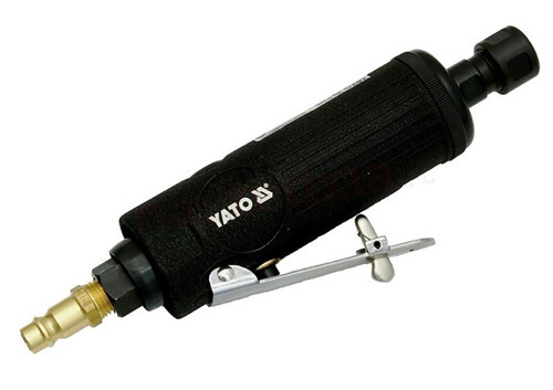 ШЛІФУВАЛЬНА ПНЕВМАТИЧНА КУТОВА YATO 1/4" 3 І 6 ММ 20000 ОБ/ХВ 160 Л/ХВ