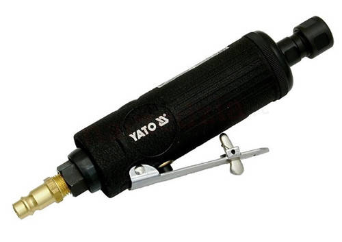 ШЛІФУВАЛЬНА ПНЕВМАТИЧНА КУТОВА YATO 1/4" 3 І 6 ММ 20000 ОБ/ХВ 160 Л/ХВ, фото 1