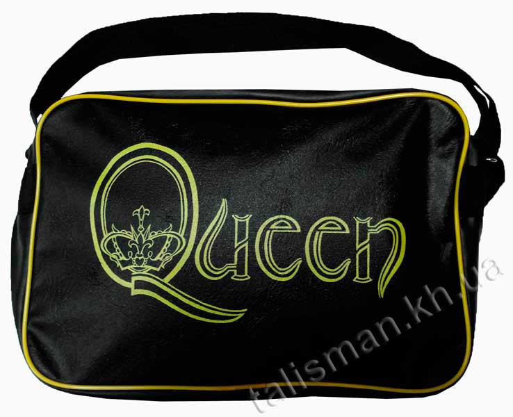 Рок-сумка - QUEEN (лого жовте)