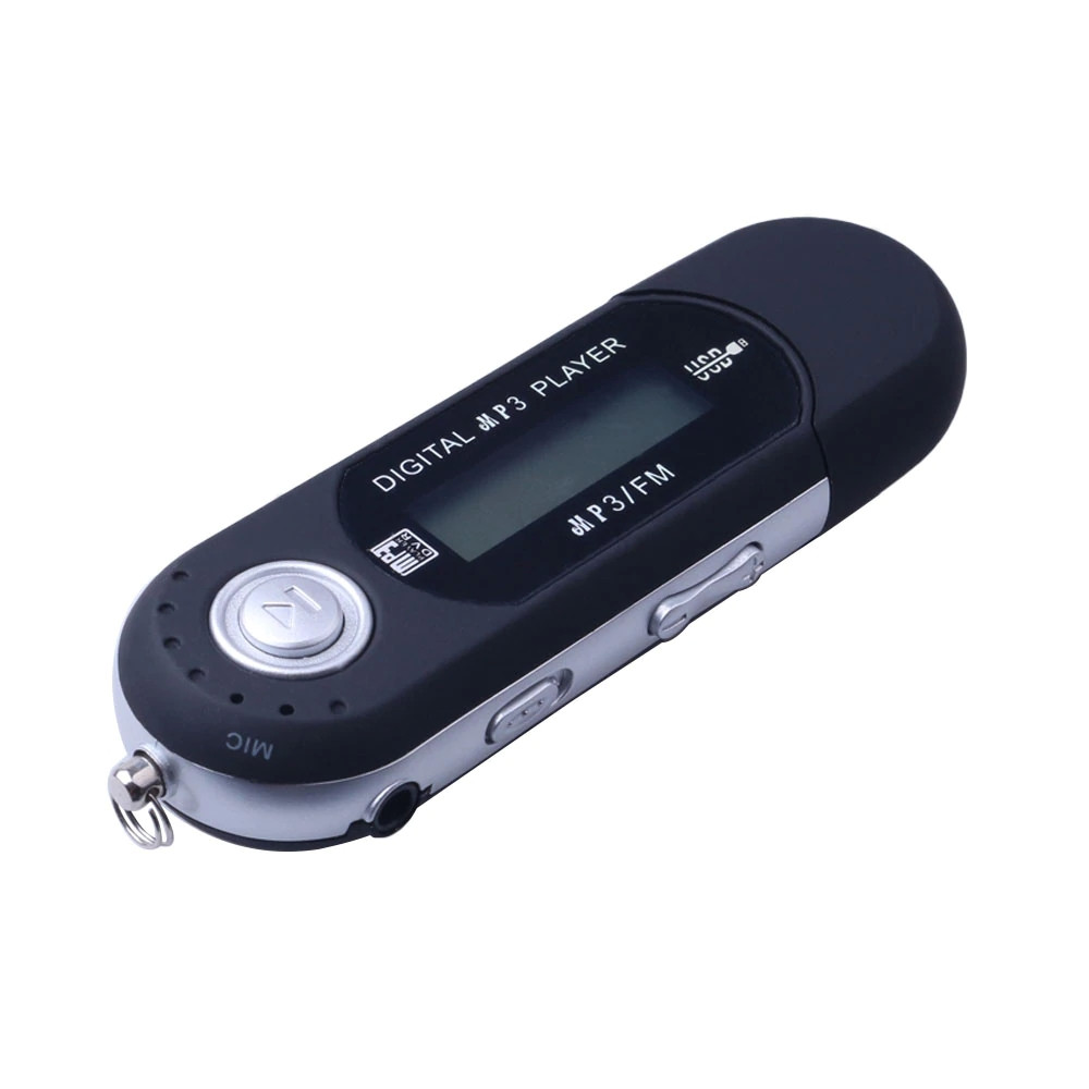 Mp3 плеєр + FM радіо + USB (на батарейці ААА) чорний