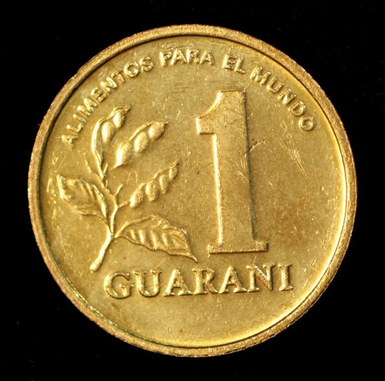 Монета Парагва 1 гуарані 1993 р.