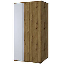 Шафа (шафа) з ДСП/МДФ в спальню/вітальню/дитячу Герда 2Д дуб артісан/білий Сокме