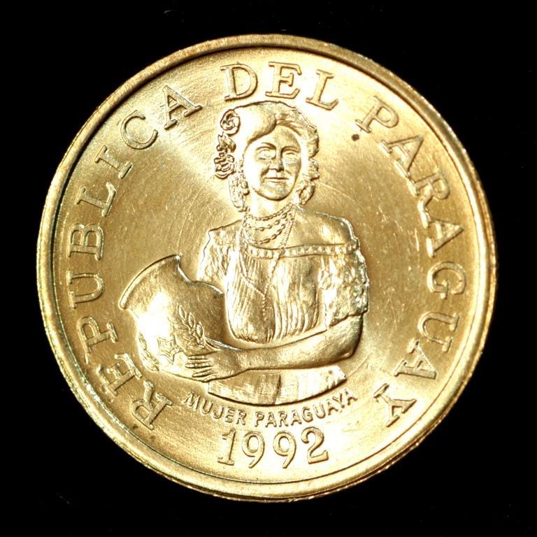 Монета Парагвая 5 гуарані 1992 р. ФАО