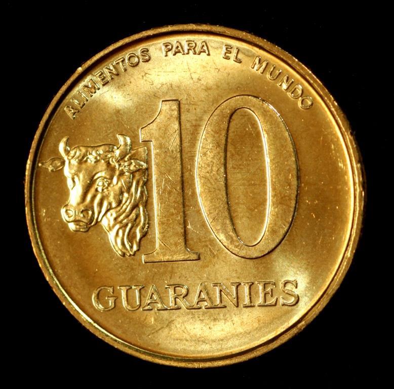 Монета Парагвая 10 гуарані 1996 р. ФАО