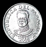Монета Парагвая 50 гуарані 2008 р. Хосе Фелікс Естигарибія, фото 3
