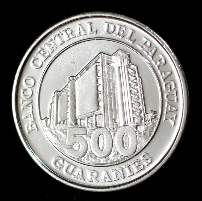 Монета Парагвая 500 гуарані 2007 р. Кабалеродовіро