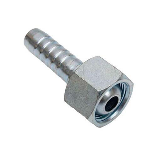 Фітинг (ніпель) Ду.10 DK (M18x1,5) натискна гайка, прямий М18х1,5 (ущільнення сфера)