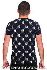Футболка чоловіча PHILIPP PLEIN 21-546 темно-синя, фото 2