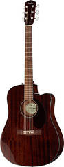 Електро-акустична гітара FENDER CD-140SCE ALL MAHOGANY (кейс в комплекті)
