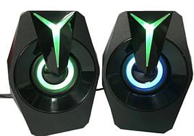 Колонки комп'ютерні USB Prime K8, чорні