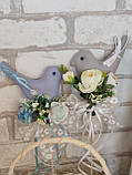 Топер з пташкою на Великодній кошик, пасхальний декор., фото 5