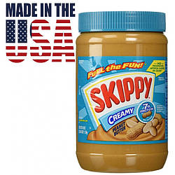 Арахісова паста олія Skippy Creamy 462g США Скіпі Крем Peanut Butter