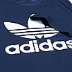 Футболка спортивна т синя ADIDAS з принтом лілія, фото 2